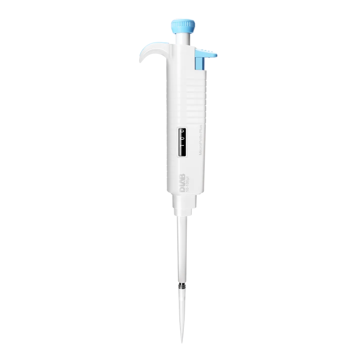 Микропипетка MicroPette Plus с полностью автоклавируемым корпусом и возможностью регулировки объема.